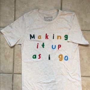 Graphic Word Tee Shirt, Size X-Small